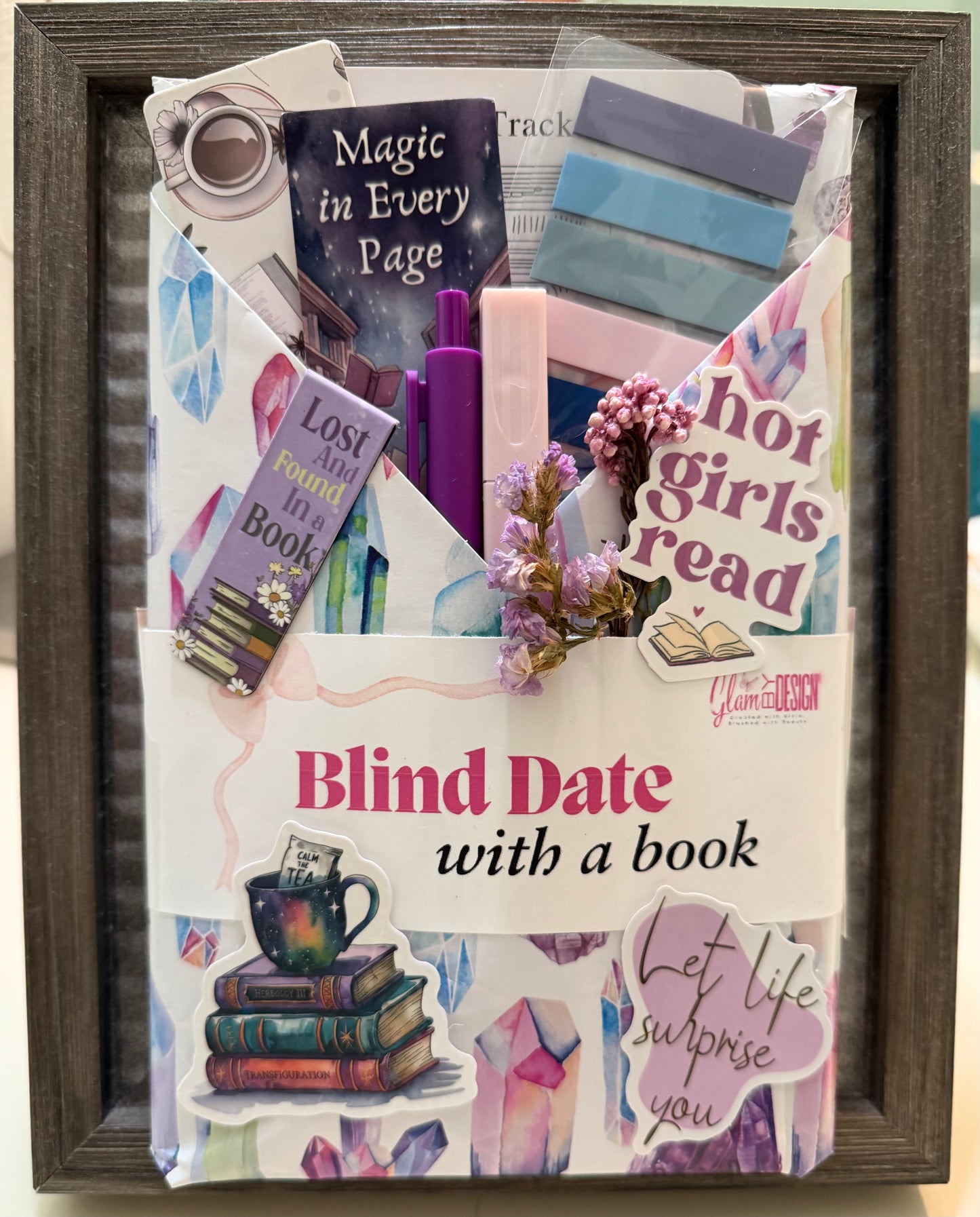 Blind Date With A Book & Crystal Healing Bracelet