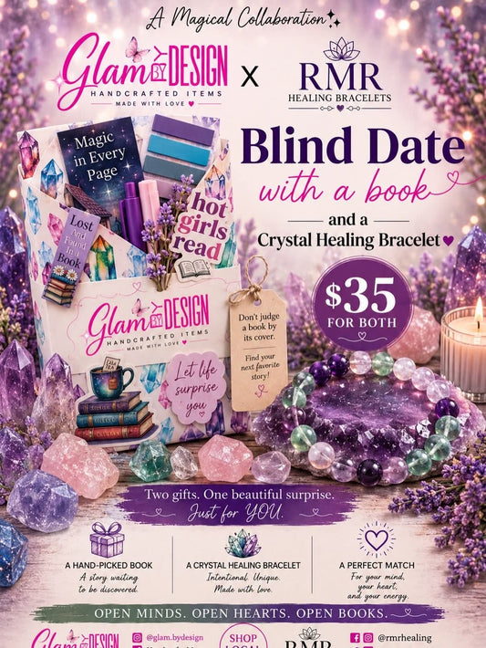 Blind Date With A Book & Crystal Healing Bracelet